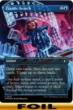 1x - Frantic Search - [SELECT] - CMM/DMR - C NM MTG - Image 4