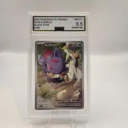 N's Zorua ETB Promo Pokemon 2025 JTG Journey Together EN 189 AGS 9.5 MINT+ - Image 1