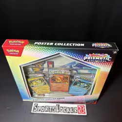 Pokemon TCG SV8.5 Prismatic Evolutions Poster Collection Box Factory NEW IN HAND - Image 2