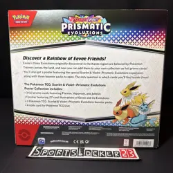 Pokemon TCG SV8.5 Prismatic Evolutions Poster Collection Box Factory NEW IN HAND - Image 3