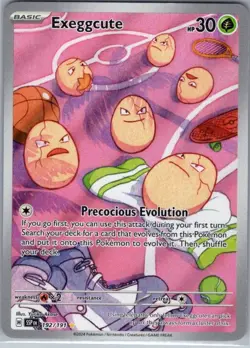 Exeggcute 192/191 SV08: Surging Sparks - Pokemon Card - NM - Image 1