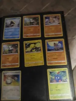 Pokemon TCG Sun & Moon Binder Lot 9 Cards GX/EX TAG TEAM Holo Foil English - Image 4