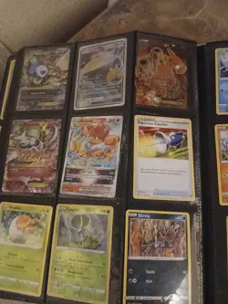 Pokemon TCG Sun & Moon Binder Lot 9 Cards GX/EX TAG TEAM Holo Foil English - Image 5