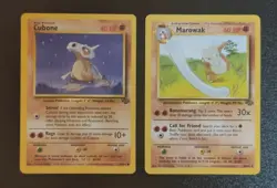 Marowak Cubone Jungle pack Fresh Mint +++ Pokemon Cards WOTC 1999 - Image 1