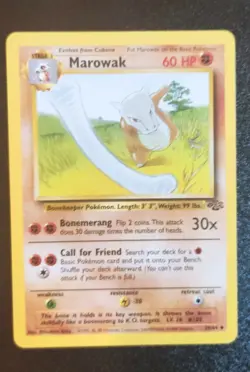 Marowak Cubone Jungle pack Fresh Mint +++ Pokemon Cards WOTC 1999 - Image 2