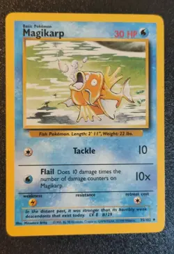 Pokemon Base Set Magikarp 35/102 GEM MINT Card - Image 1