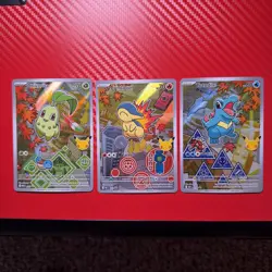 Pokemon 1st Partner Illustration Series 2 Johto set Gen 2 - Image 1