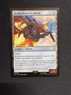 BROTHERHOOD VERTIBIRD Universes Beyond: Fallout - Magic: The Gathering - NM/M - Image 1