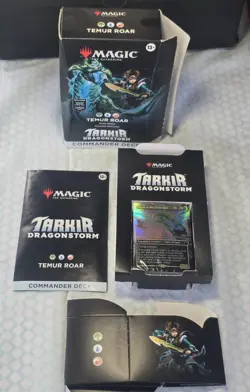 Tarkir Dragonstorm Temur Roar Commander Deck - 100 Cards Unplayed Near Mint - Image 1