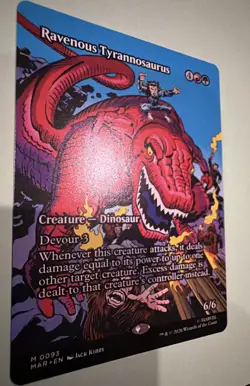Ravenous Tyrannosaurus (Borderless) Marvel Universe Eternal Regular Mtg M/NM - Image 1