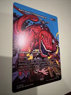 Ravenous Tyrannosaurus (Borderless) Marvel Universe Eternal Regular Mtg M/NM - Image 2