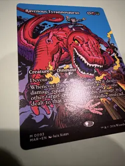 Ravenous Tyrannosaurus (Borderless) Marvel Universe Eternal Regular Mtg M/NM - Image 4