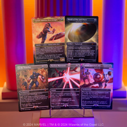 MTG Secret Lair x Marvel's Captain America Rainbow Foil Edition - SEALED - Image 1