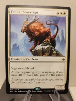 MTG - Felidar Sovereign - Battle for Zendikar English Magic - Image 1