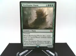 Worldspine Wurm 0206 Commander: Duskmourn: House of Horror DSC MTG Magic - Image 1