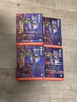 Magic The Gathering Teenage Mutant Ninja Turtles Collector Booster (4) - Image 1