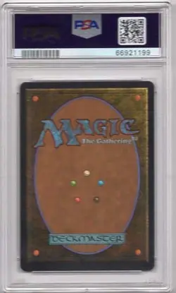 ARMY OF ALLAH - DARK #2a MAGIC Mtg ARABIAN NIGHTS PSA 66921199 NM - MT 8 1993 - Image 2