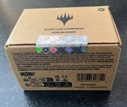 MTG Secret Lair Commander Deck: Goblin Storm - New Sealed - Image 1