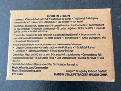 MTG Secret Lair Commander Deck: Goblin Storm - New Sealed - Image 3