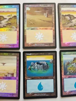 Foil Mercadian Masques Plains & Islands Lot of 6 LP - NM MTG - Image 3