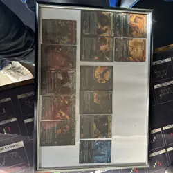 MTG Lord of the Rings March of the Ents Foil Scene Set Complete - Image 1