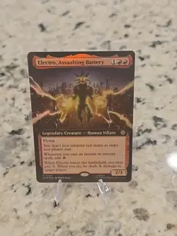 Electro, Assaulting Battery (Extended Art) Marvel's Spider-Man Foil - Image 1