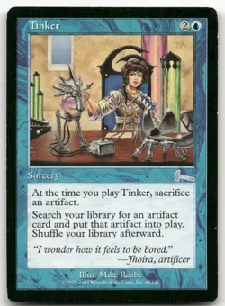 Tinker #45 (LP) Urza's Legacy ULG Magic MTG - Image 1