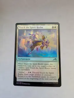 Touch the Spirit Realm Kamigawa: Neon Dynasty Foil MTG NM - Image 1