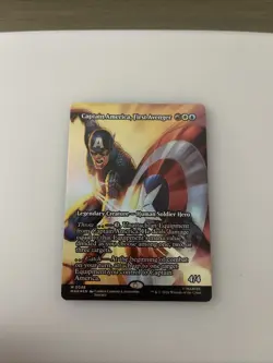 Captain America, First Avenger (Borderless) Marvel Universe Eternal-Legal Foil - Image 1