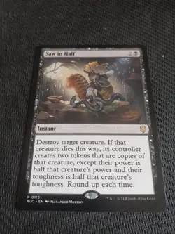 MTG - SAW IN HALF - Bloomburrow Commander (R) - Image 1