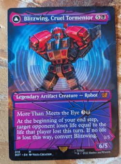MTG Blitzwing, Cruel Tormentor (Shattered Glass) - Transformers NM - Image 1