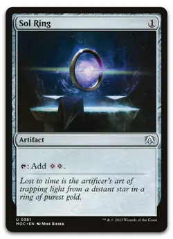Sol Ring #381 (NM) March of the Machine MOC Magic MTG - Image 1