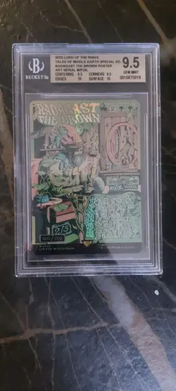 MTG - RADAGAST THE BROWN Lord Of The Rings MTG Serialized 100/100 BGS 9.5 Lotr - Image 1