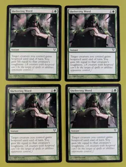 Sheltering Word x4 Avacyn Restored 4x Playset Magic the Gathering MTG - Image 1