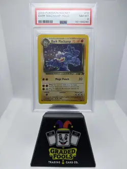 Pokemon Dark Machamp Team Rocket 10/82 Rare Holo PSA 8 - Image 1