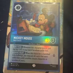 Mickey Mouse - Bob Cratchit (Epic) 219/204 Winterspell Holo - Image 1