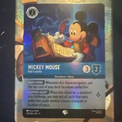 Mickey Mouse - Bob Cratchit (Epic) 219/204 Winterspell Holo - Image 2