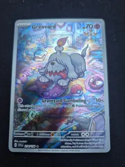Pokemon TGC. Greavard. Scarlet And Violet. 214/198. Illustration Rare. NM. Eng. - Image 1