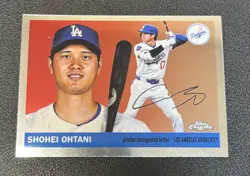 2025 Topps Chrome Platinum 1955 Edition Shohei Ohtani #17 Los Angeles Dodgers V - Image 1