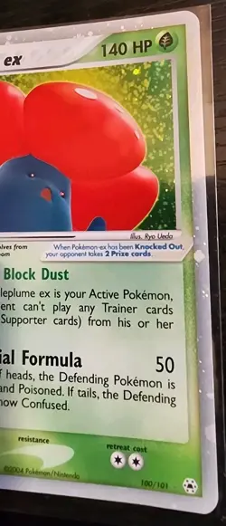 Vileplume Ex 100/101 Ex Hidden Legends Holo 2004 Pokemon TCG Card Lp - Image 4