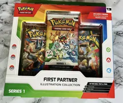 Pokemon TCG First Partner Illustration Collection Box - Series 1 - New & Sealed - Image 1