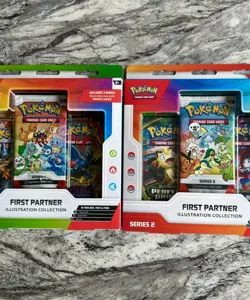 Pokemon first Partner Illustration Collection Series 1 And 2 Box - Image 2