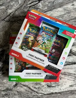 Pokemon first Partner Illustration Collection Series 1 And 2 Box - Image 3