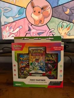 Pokemon First Partner Illustration Collection Series 1 Box Factory Sealed - Image 1
