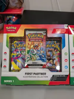 Pokemon First Partner Illustration Series 1 Sealed Trading Card Box - Image 1