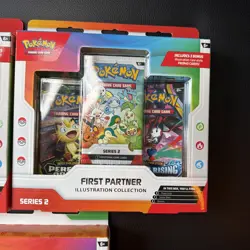 Pokemon TCG First Partner Illustration Collec 2x Box Series 2, 1x box series 1 - Image 4