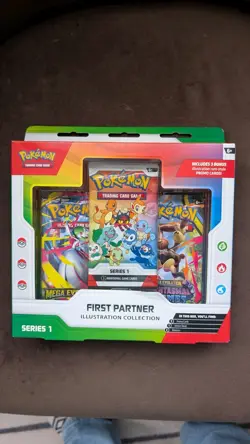 Pokemon TCG First Partner Illustration Edition Series 1 Booster Box New Sealed - Image 1