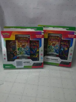 Pokemon TCG First Partner Illustration Collection Series 1 Box x2 - Image 1