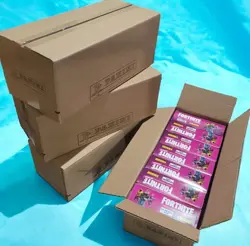 Panini 2020 Fortnite Reloaded Trading Cards Sealed Case 70 Fat Packs Display Box - Image 1