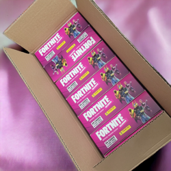 Panini 2020 Fortnite Reloaded Trading Cards Sealed Case 70 Fat Packs Display Box - Image 2